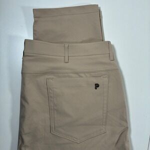 Public Rec Gamechanger Pants 42x29 Tan Performance Stretch 5-Pocket Golf